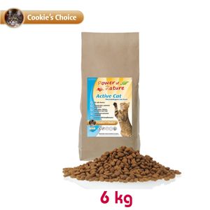 6 kg Power of Nature Active Cat Cookies Choice Katzenfutter Trockenfutter Huhn glutenfrei