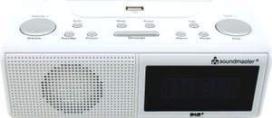 Uhrenradio, Dab+\Ukw, Usb, Weiss