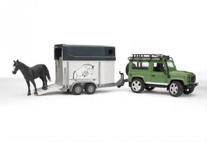 Land Rover Defender +Anhänger +Pferd