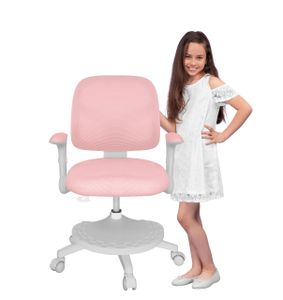 MARK ADLER Junior 5.0 | Kinder Schreibtischstuhl Ergonomischer Kinderdrehstuhl | Fußablage | Sitztiefe einstellen | Verstellbare Armlehnen | Rosa MARK ADLER Junior 5.0 | Kinder Schreibtischstuhl Ergonomischer Kinderdrehstuhl | Fußablage | Sitztiefe einstellen | Verstellbare Armlehnen | Rosa