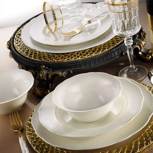 Heritage, Kütahya Porselen,(24 Stücke), Abendessen , Weiß, 100% Porzellan