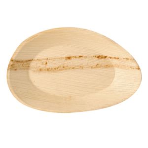 Papstar Teller, Palmblatt "pure" oval 2,5 cm x 26 cm x 17 cm, 4 x 25 Stück