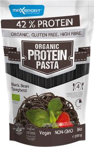 Max Sport Organic Protein Pasta 200 g Spaghetti (schwarze Bohnen) / Protein Nudeln, Reis / Glutenfreie, ballaststoffreicheEiweißnudeln