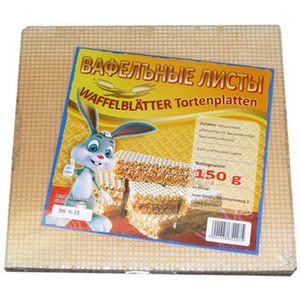 Waffelblätter Tortenplatten 150g Waffelplatten für Torte вафельные листы