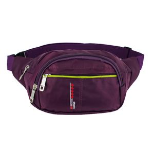 Bauchtasche Fashion Bag Outdoor Gürteltasche Hüfttasche Angeltasche Purpur