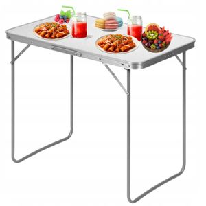 KRUMAD Campingtisch Klappbar 70x50x60 cm Gartentisch Ausziehbar Klapptisch Camping Wetterfest und Stabil Ideal für Camping Garten Balkon