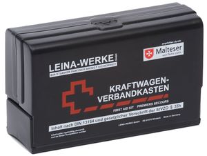 LEINA KFZ Verbandkasten Star II Inhalt DIN 13164 schwarz