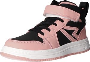 Sneakers kinder-Mädchen-High-Top-Sneaker Pink-Schwarz-Weiß, Farbe:rot, EU Größe:32