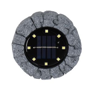 Näve Leuchten 4er-Set LED Solar-Boden-Erdspieß "KIAN" 4er-Set LED Solar-Boden-Erdspieß "KIAN" Grau