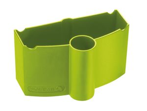 Pelikan Wasserbox / Pinselbecher mit Pinselhalter und Wasserkammer / Farbe: grün