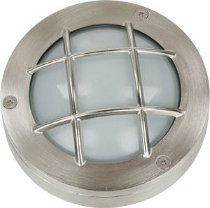 Außenwandlampe Messing massiv IP64 G9 Ø 14 cm Glas Maritim Wandlampe außen Terrasse Garten