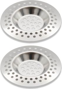 2x Abflusssieb Abfluss Sieb Abflussschutz Spülbecken Spüle Dusche Badewanne Set