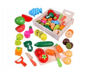 COIL Holzspielzeug für die Küche für Kinder, Obst und Gemüse aus Holz, Küchenzubehör für Kinder, Holz mit Magnet, Küchenspielzeug, Lernspielzeug, Geschenk für Kinder