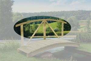 Handlauf (kdi) für Teichbrücke Länge 250cm