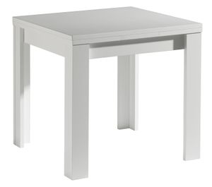 80 x 80 cm Tisch Esstisch Auszugstisch Küchentisch Funktionstisch ausziehbar MONZI Weiß
