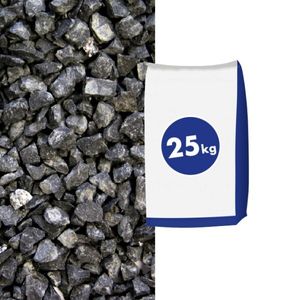 Basaltsplitt Eifelschwarz 5-8 mm 25 kg Sack
