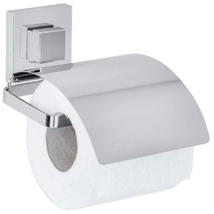 WENKO Toiletten Papier Halter Klo Rollen Ablage Halterung QUADRO ohne bohren