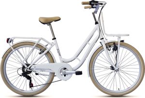 WYNN Kinderrad 24 Zoll KID1.0 weiß Rahmenhöhe 38 cm 6 Gänge V-Brake