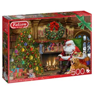 Falcon 11311 Federica Galanti Weihnachtsmann am Weihnachtsbaum 500 Teile Puzzle