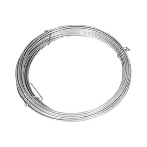 CHIC Maschendrahtzaun mit Pfosten Bodenhš¹lsen Stahl Verzinkt 25x0,8m 141506