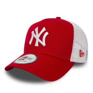 New Era Adjustable Trucker Cap - New York Yankees rot