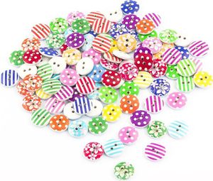 Oblique Unique 100x Holz Knöpfe Kinderknöpfe Buttons Nähen Kleidung Deko Basteln