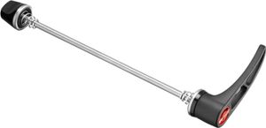 DT Swiss HWQASM00S2932S Vorderrad-Schnellspanner RWS MTB/Road, Stahl, 5/100 mm, Alu Hebel, schwarz/rot