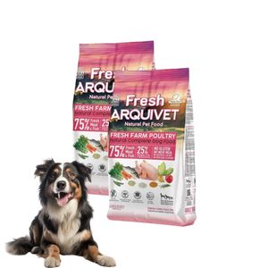 2x ARQUIVET FRESH Halbfeuchtes Hundefutter Huhn und Meeresfisch 2,5 kg
