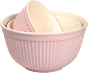 IB Laursen MYNTE Schalensatz Rosa 3er Set Keramik Schüsseln ENGLISH ROSE Geschir