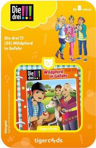 tigercard - Die drei !!! - Folge 55: Wildpferd in Gefahr - Tigermedia Karten