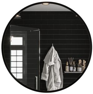Runder Spiegel FENIKS 70 cm, wandmontiert, Badezimmer, hängend, Modern Design