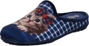 Relax Damen Hausschuh Katze beige