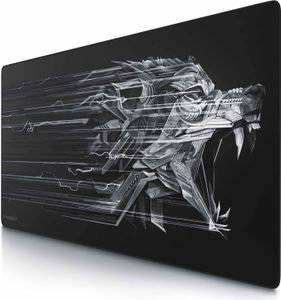 Titanwolf Gaming Mauspad, XXXL Speed Mousepad 1200 x 600 mm, Geschwindigkeit & Präzision, Wolf Epsilon