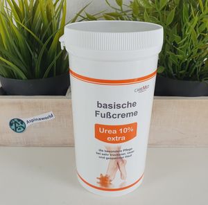 CareMed basische Fußcreme UREA 10% extra 450ml ohne Dosierspender