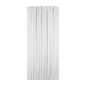 Verdunklungsgardine Blackout Kräuselband Vorhang 135 x 245 Gardine schnee weiß