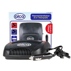 alca® Heizlüfter 12V 2-in-1 Thermolüfter & Ventilator für Auto Kfz Heizung Anti Fog Entfroster