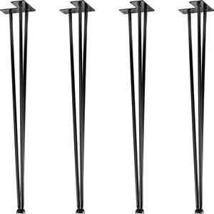 4er Set Haarnadelbeine Tischbeine Möbelfüße Möbelbeine Haarnadel Hairpin Legs