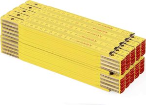 Zollstock Metrie Perfekt 10 - 2m gelb a 10 Stück