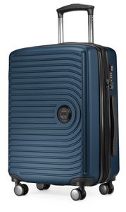 HAUPTSTADTKOFFER - Mitte - Příruční zavazadlo, kabinové zavazadlo, 4 kolečka, TSA, XXL prodloužení, 55 cm, 55 litrů ,Tmavě modrá
