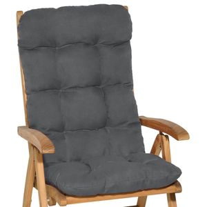 Baumwolle Polyester B 50 cm x L 120 cm Rot Sesselauflage Sitzpolster Gartenstuhlauflage für Hochlehner BACI 1