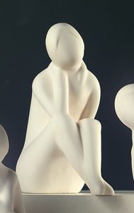 Gilde Skulpturen Francis 'Sinnliche Schönheit', 1 Stück, 20 cm, creme
