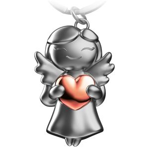 FABACH Schutzengel Schlüsselanhänger Star mit Herz - Engel Glücksbringer Schlüsselanhänger Liebe - Geschenk Schutzengel Glücksbringer - Süßer Engel mit Herz als Geschenkidee für Freundin