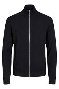 JACK & JONES Cardigan Men Bavlna Black GR75838 - Veľkosť: S