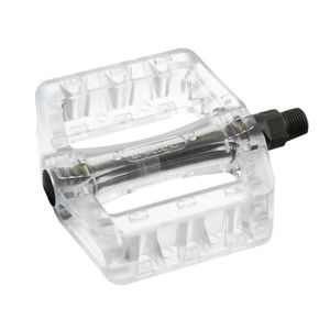 WELLGO Bicycle Pedals Bmx / Freestyle Clear Resin  B107P