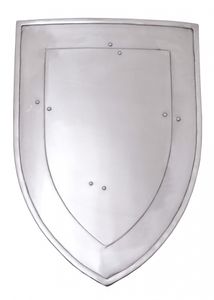 Wappenschild aus Stahl mit Innenpolster - Schaukampftauglich - jMittelalter Ritter Schild