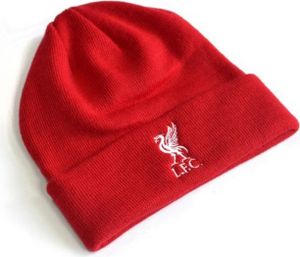Liverpool FC offizielle Strick-Umschlagmütze BS1682 (Einheitsgröße) (Rot)