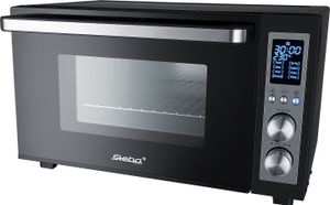 Digitaler Grillbackofen mit Digitaldisplay mit Sensor-Touch Bedienfeld, 9 Automatikprogramme, Doppel-Glastür, Drehspieß, Temperaturregler