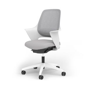 Ergotopia® Wellback ergonomischer Bürostuhl mit Armlehnen - bequemer Schreibtischstuhl für Arbeitszimmer und Büro mit Lordosenstütze und Synchronmechanik