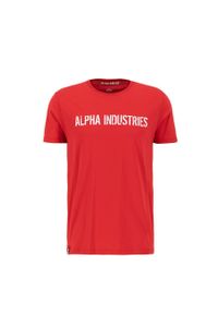 ALPHA INDUSTRIES RBF MOTO T Herren T-Shirt RBF Backprint, Größe:S, Farbe:451 - Speed Red/White