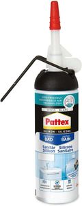 Pattex Dusche&Bad Silikon Spender einfache Anwendung ohne Kartusche Weiß 1x100ml
